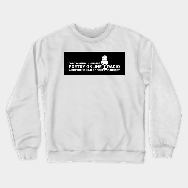 Quintessential Listening: Poetry Online Radio Crewneck Sweatshirt by QLPORYT 